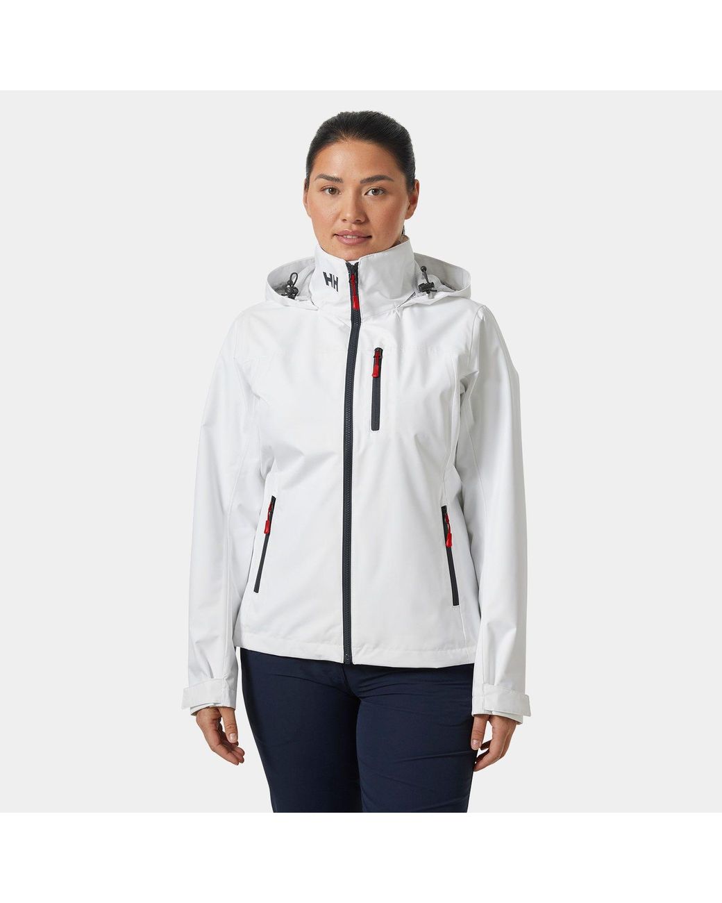 Helly Hansen Gray Crew Hooded Jacket 2.0