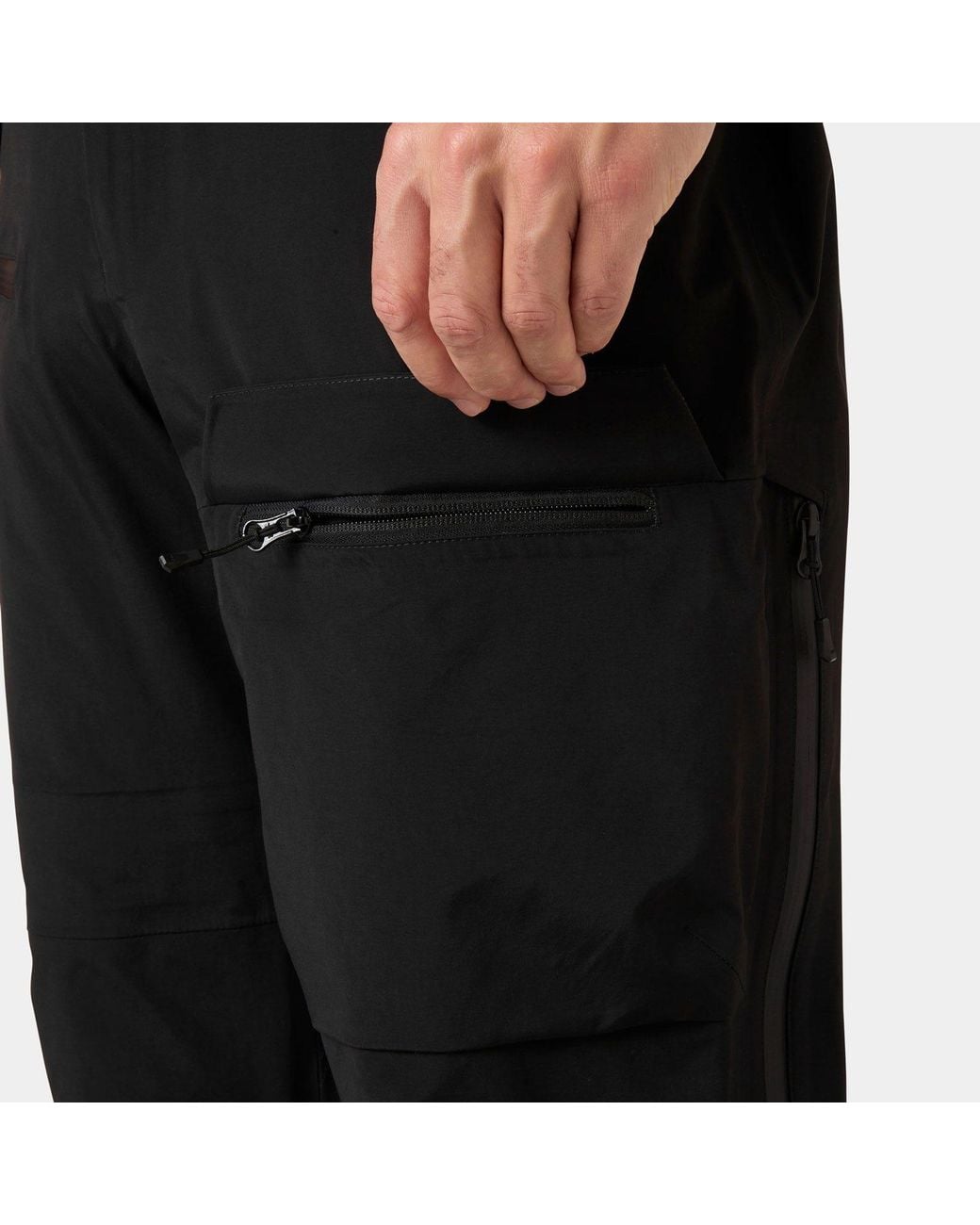 Helly Hansen Black Sogn Shell Bib Pants 2.0 for men