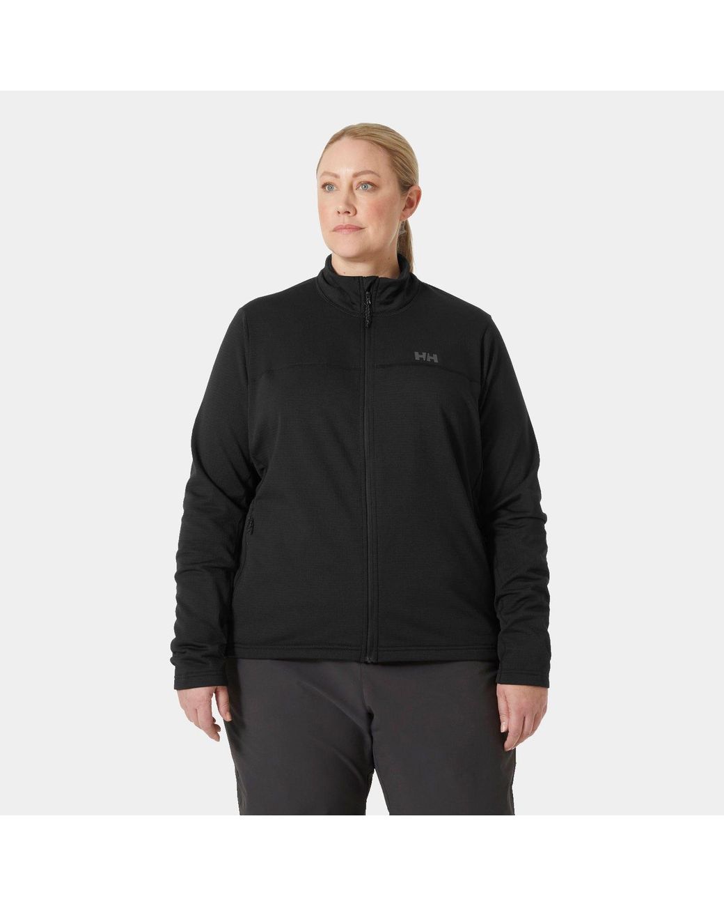 Helly Hansen Black Versalite Fleece Jacket Plus