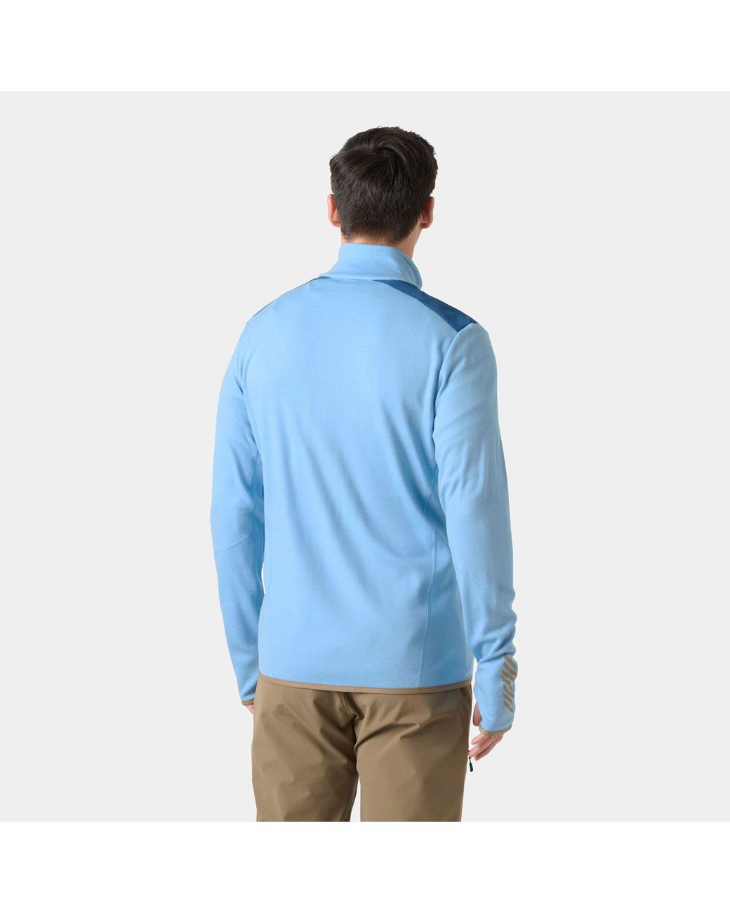 Helly Hansen Blue Lifa Merino Midlayer Full-Zip for men