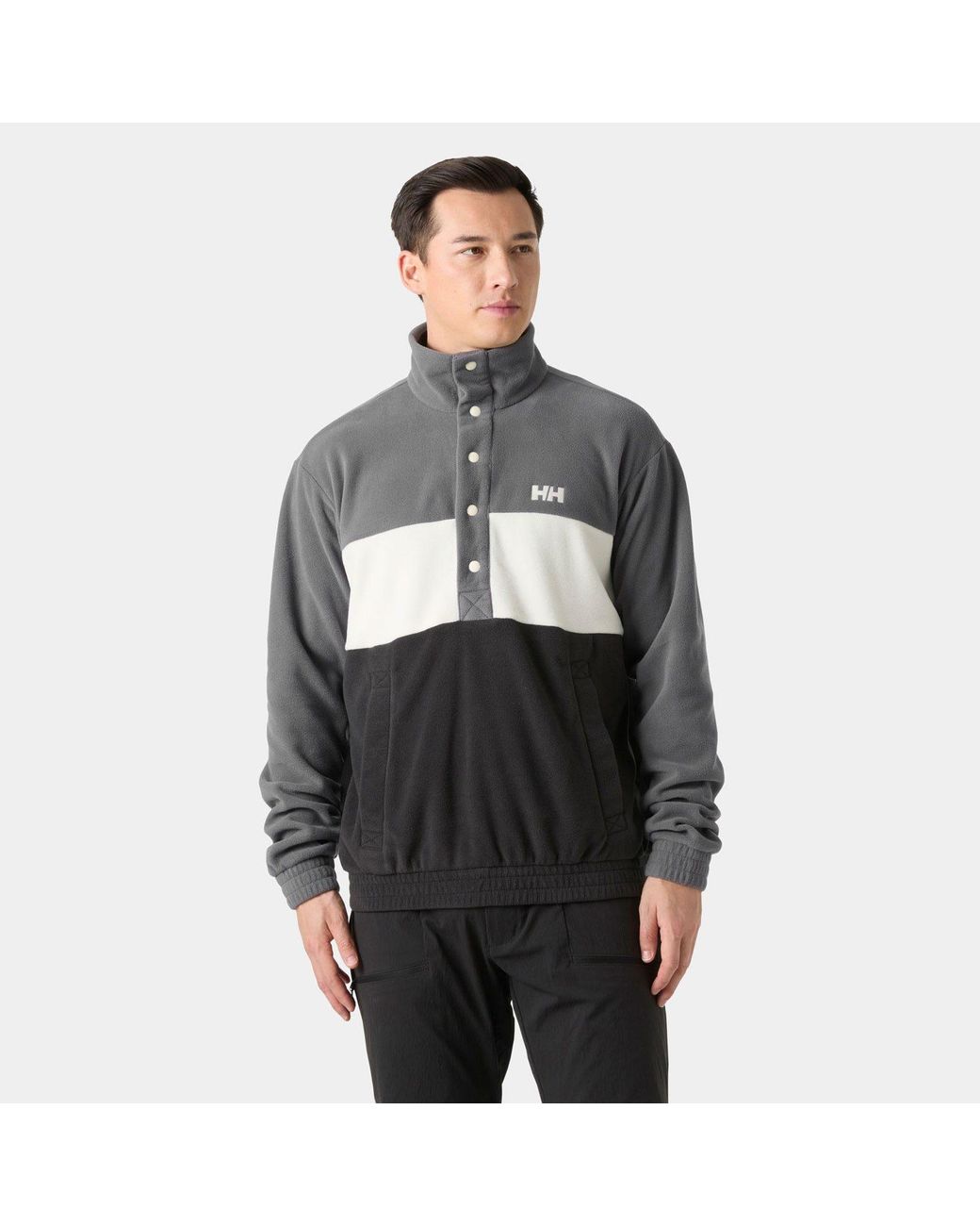 Helly Hansen Gray Daybreaker Hugg Snap Fleece for men