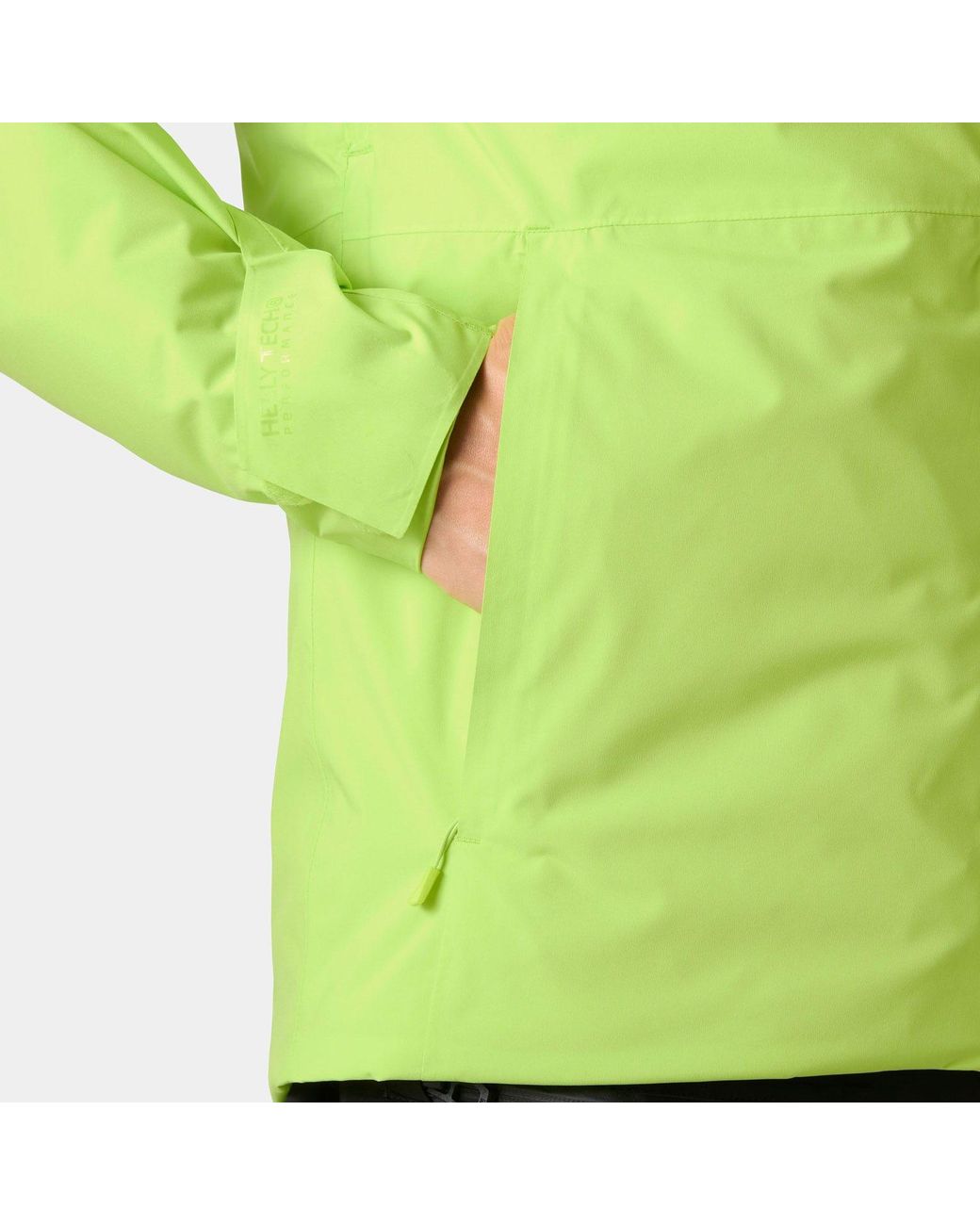 Helly Hansen Green Powderface Ski Jacket for men