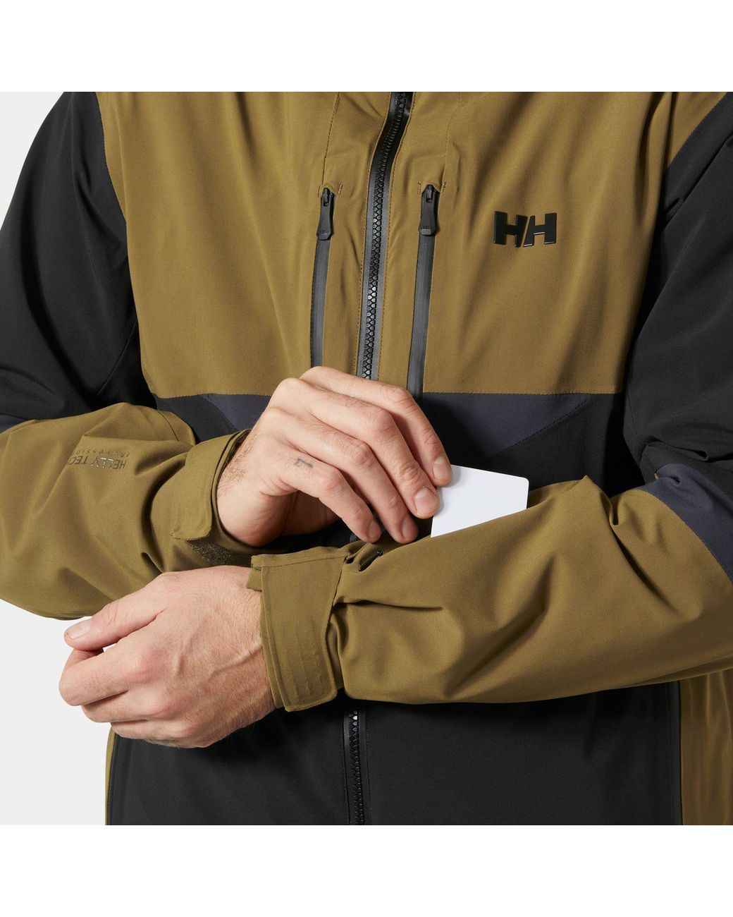 Helly Hansen Black Kvitfjell Race Insulated Ski Jacket for men