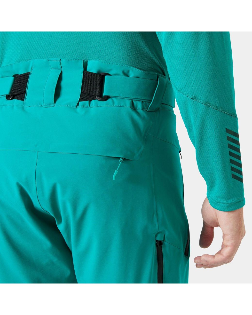 Helly Hansen Blue Alpha Lifaloft Lightweight Mountain Ski Pants for men