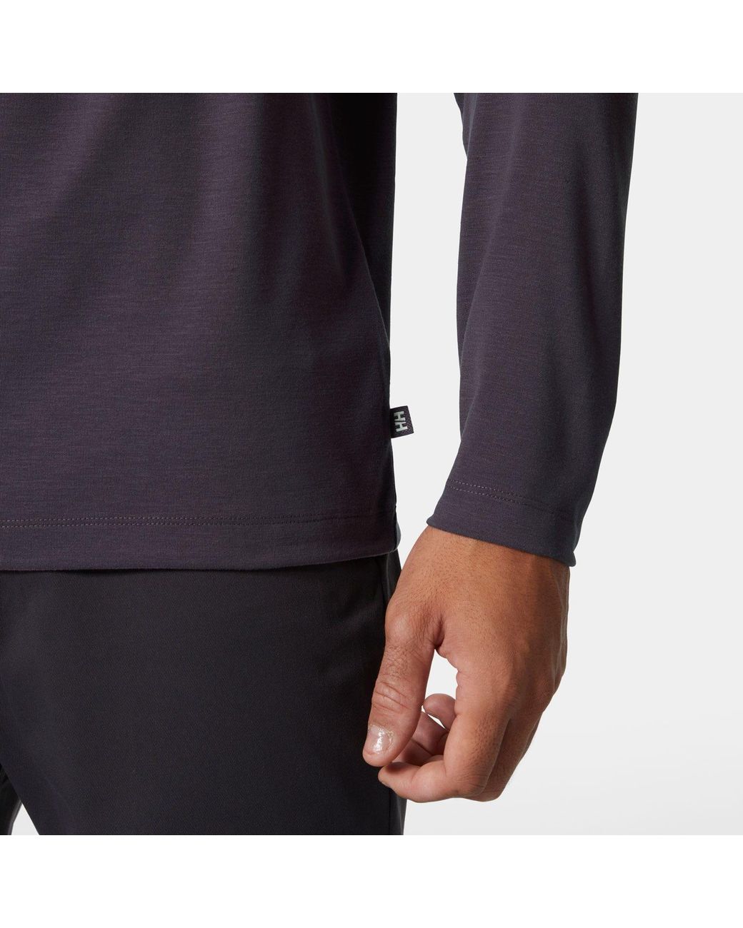 Helly Hansen Blue Skog Graphic Long Sleeve Tee for men