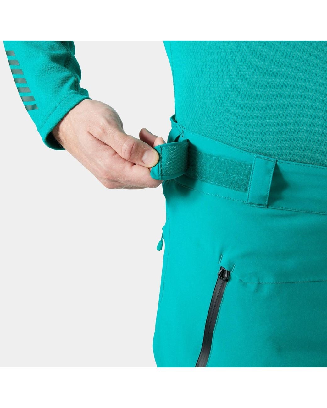 Helly Hansen Blue Alpha Lifaloft Lightweight Mountain Ski Pants for men