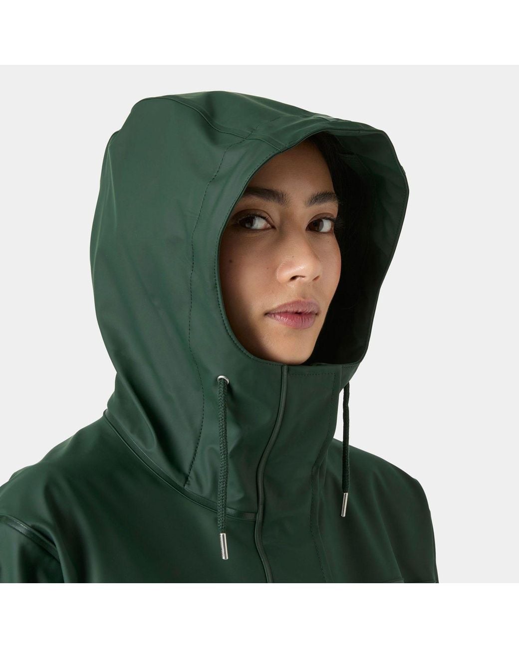 Helly Hansen Green Moss Waterproof Rain Coat