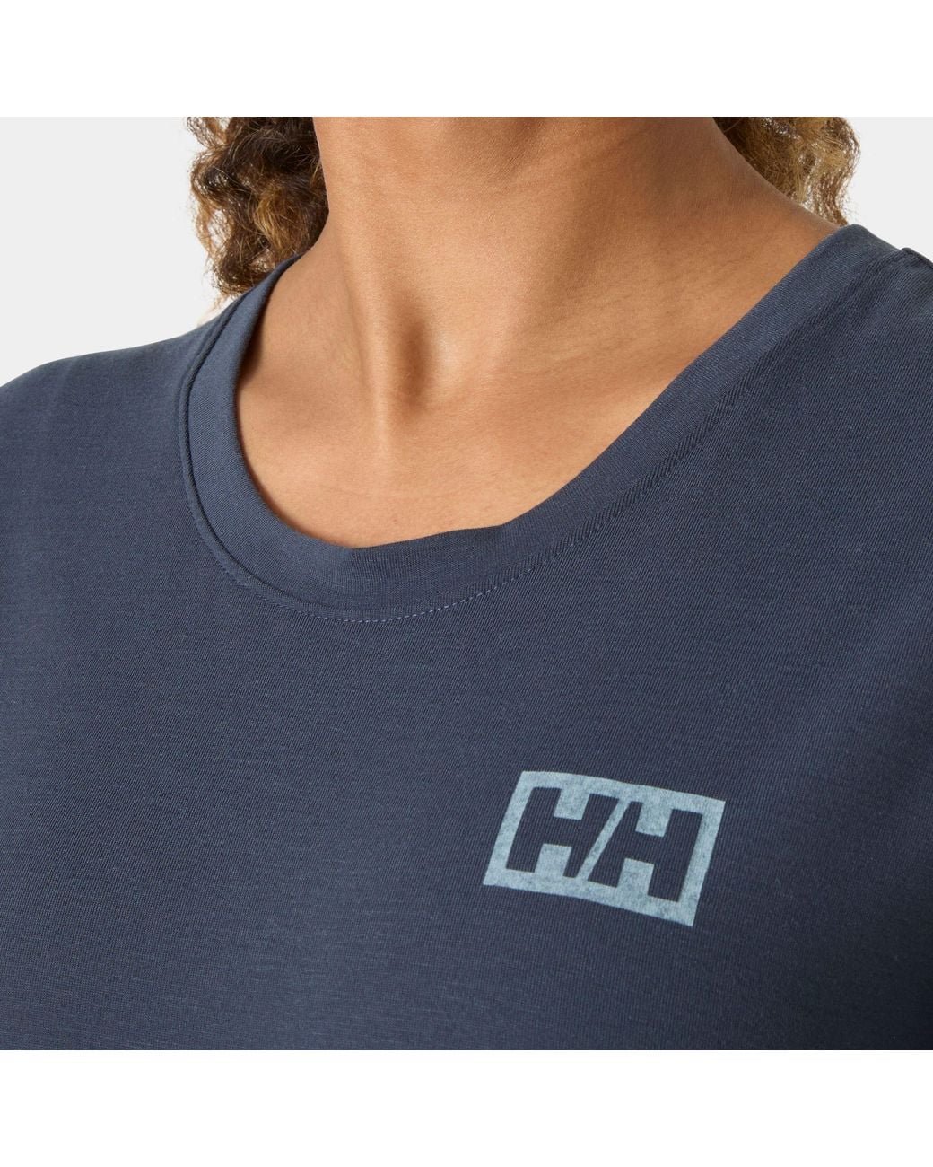 Helly Hansen Blue Skog Recycled Graphic Jersey Tshirt