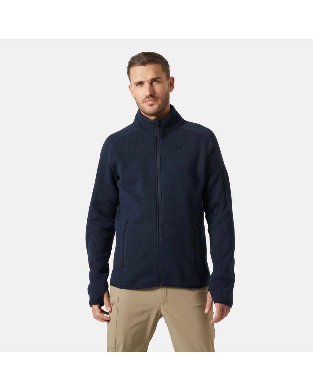 Helly Hansen Blue Varde Fleece Jacket 2.0 for men