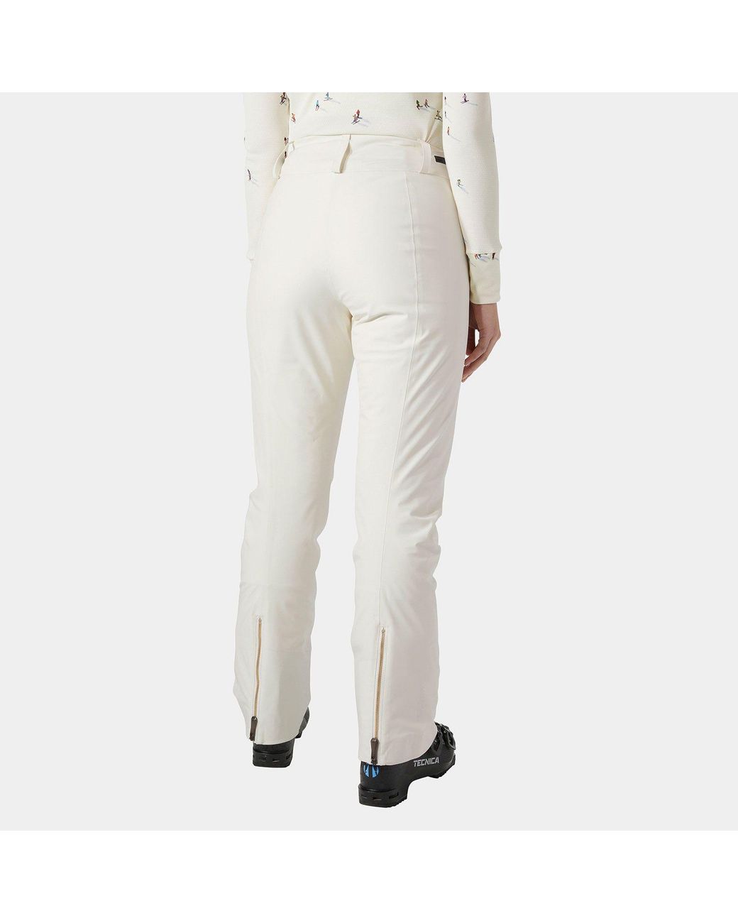Helly Hansen White St. Moritz 2.0 Insulated Trousers Beige