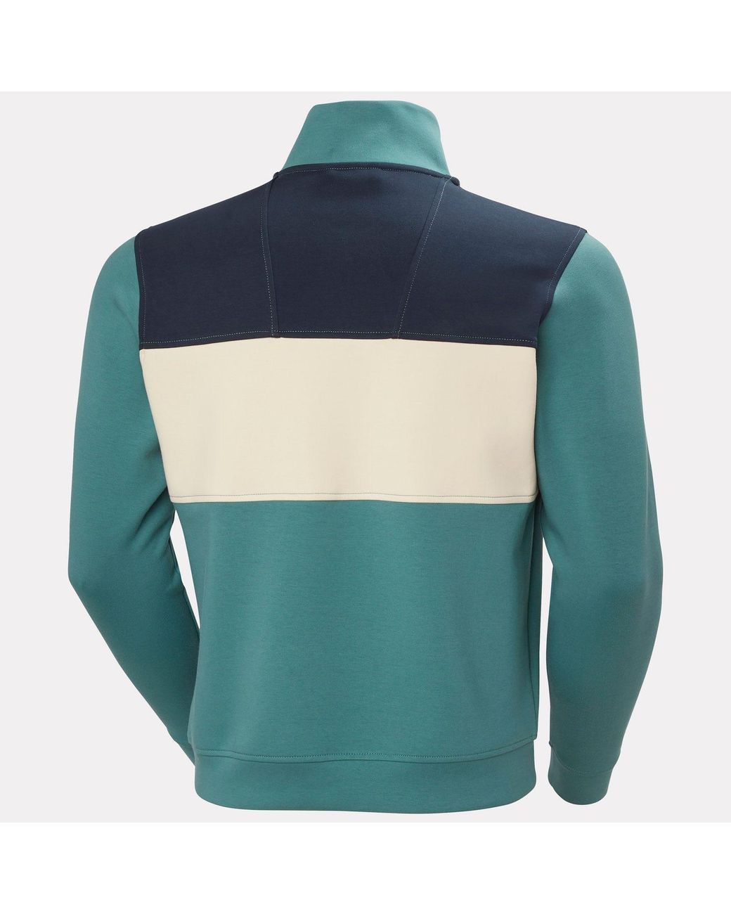 Koster Sweat Half-Zip Verde di Helly Hansen in Green da Uomo
