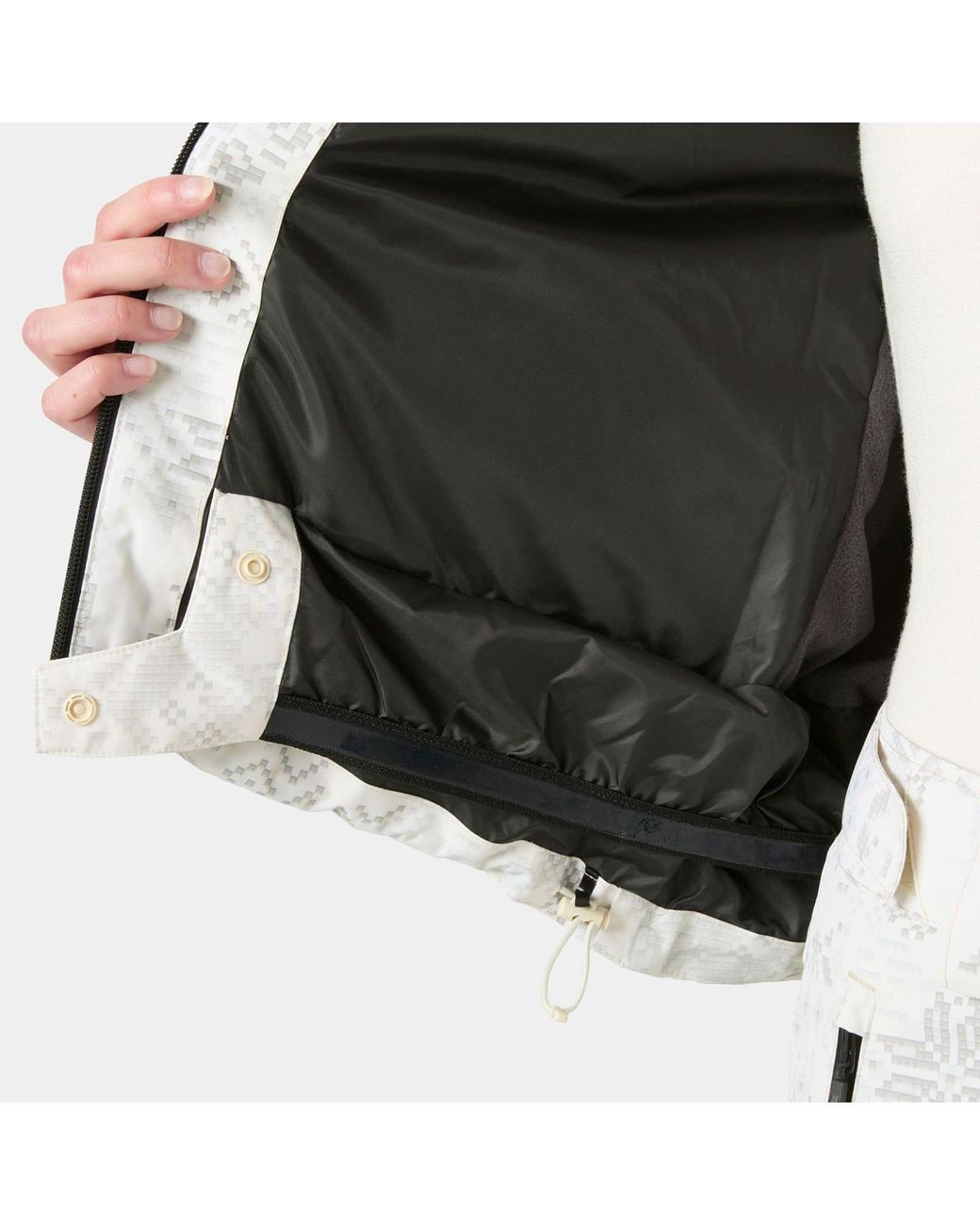 Helly Hansen Gray Nora Short Puffy Ski Jacket