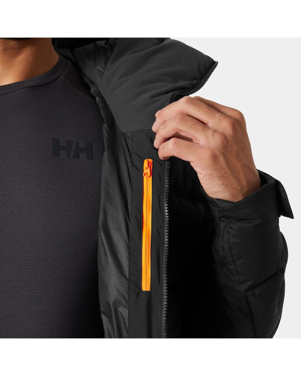 Helly Hansen Black Emiko Ridable Puffy Jacket for men