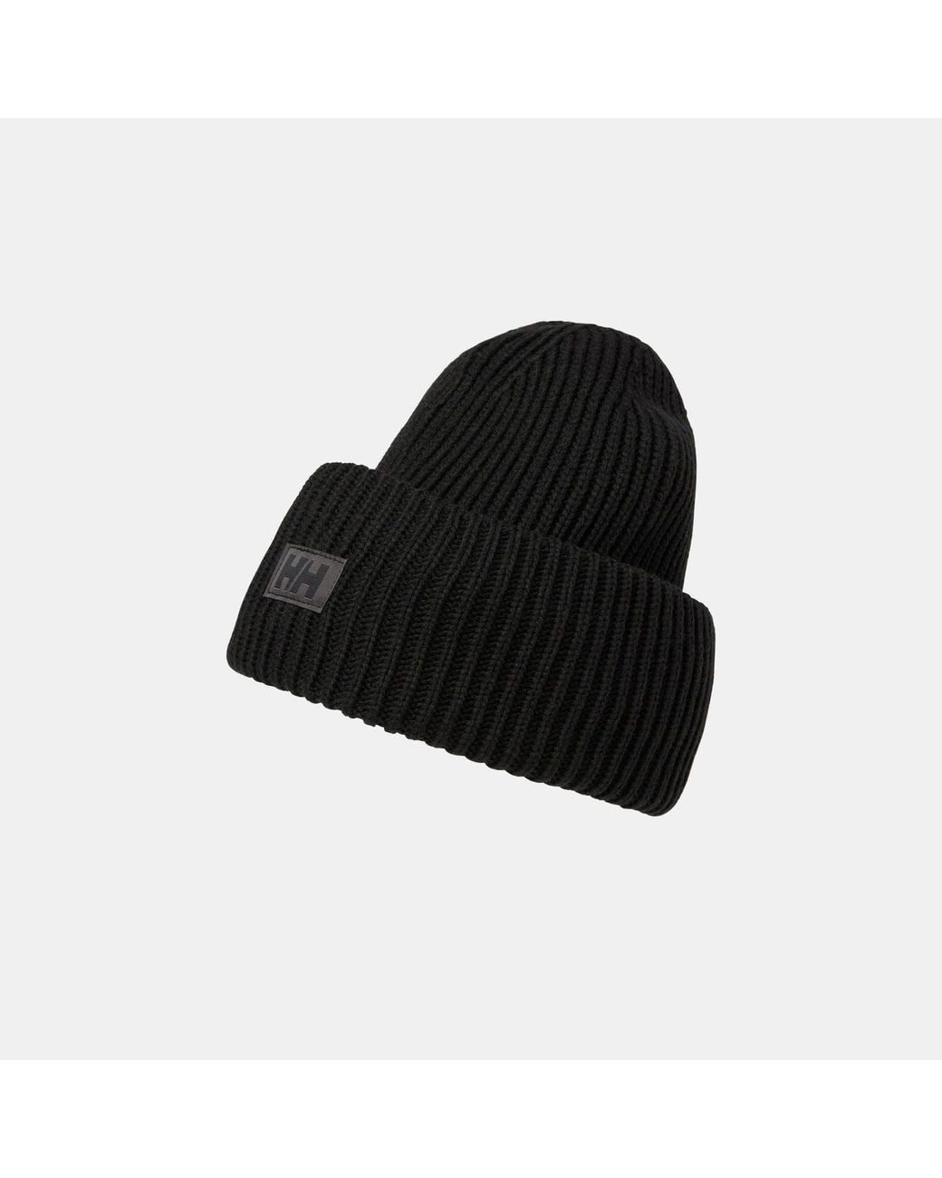 Helly Hansen Black Hh Rib Beanie Std