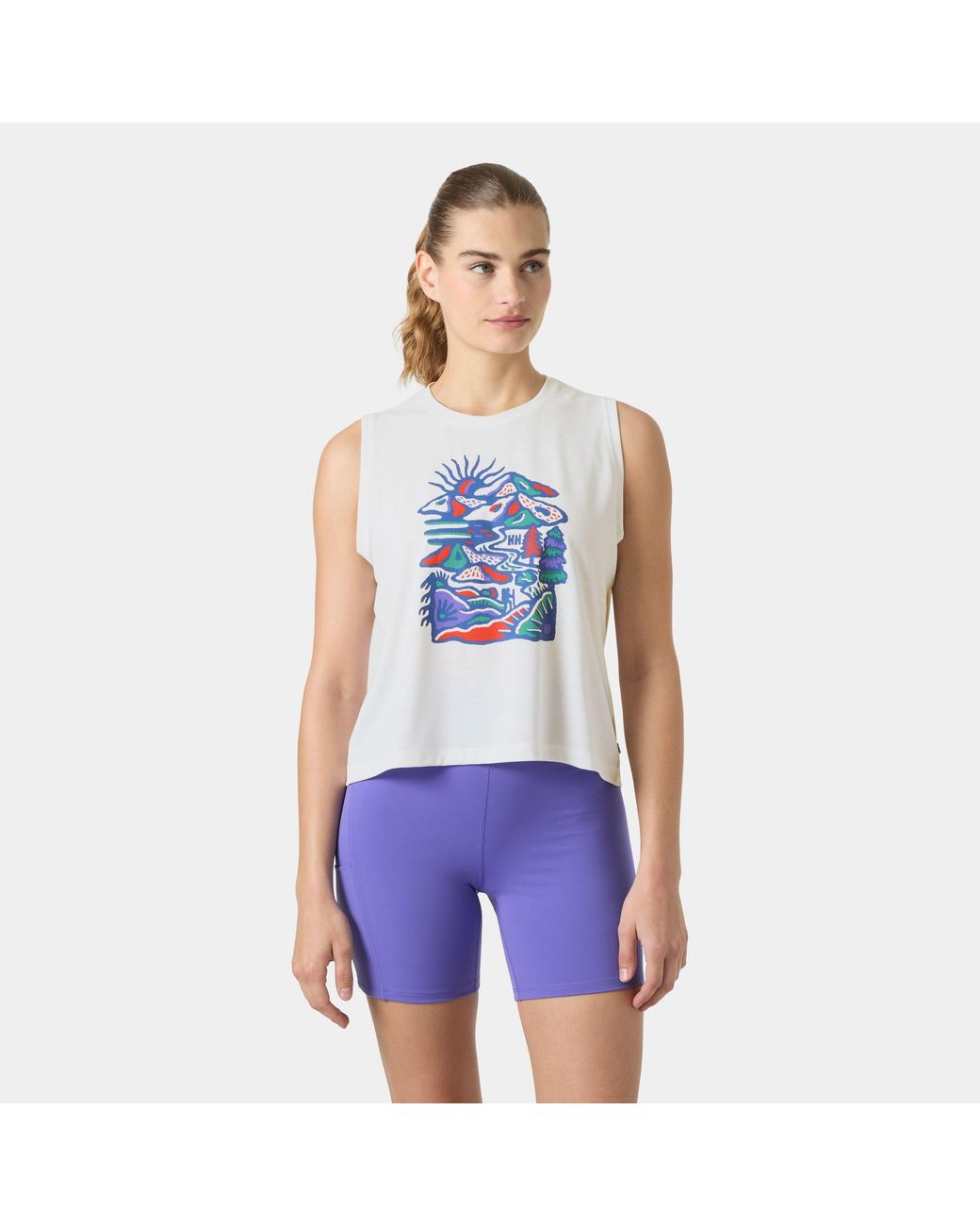 Helly Hansen Blue Skog Graphic Tank Top