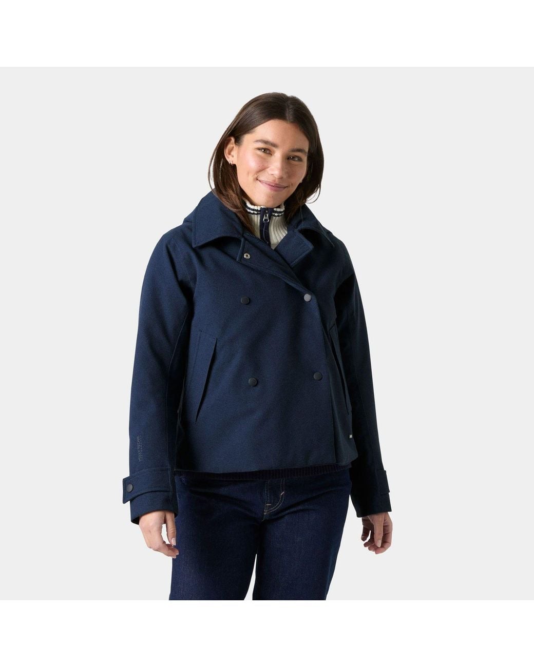 Helly Hansen Blue Marstrand Short Insulated Peacoat