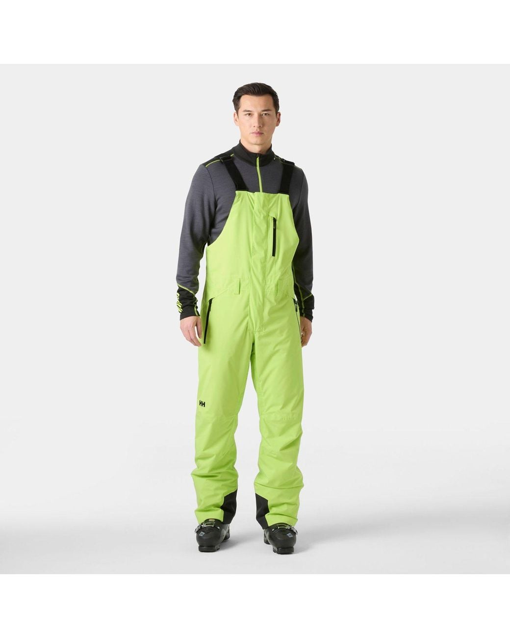 Helly Hansen Green Legendary Insulated Ski Bib Pants for men