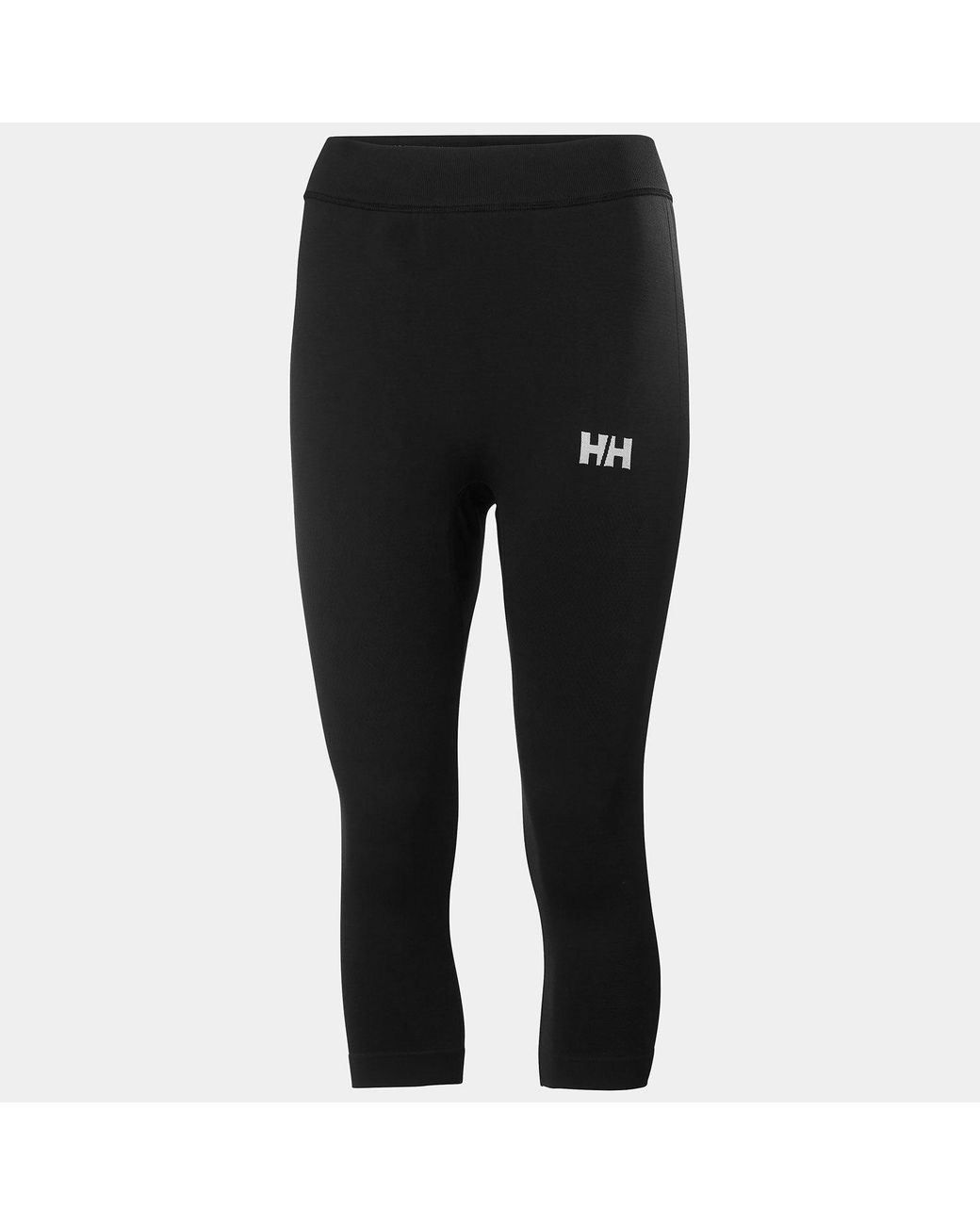 Helly Hansen Black Hh Lifa Seamless Racing 3/4 Length Pants for men