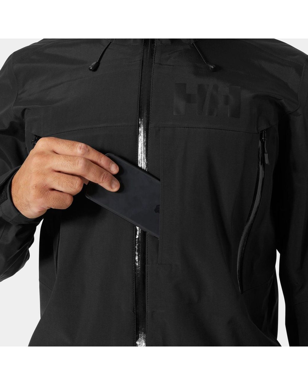 Helly Hansen Black Sogn Shell 2.0 Shell Jacket for men
