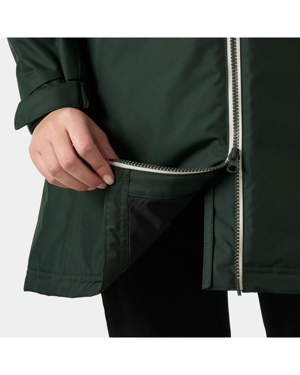 Helly Hansen Green Long Belfast Winter Insulated Jacket