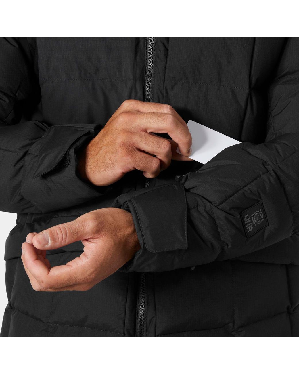 Helly Hansen Black Emiko Ridable Puffy Jacket for men