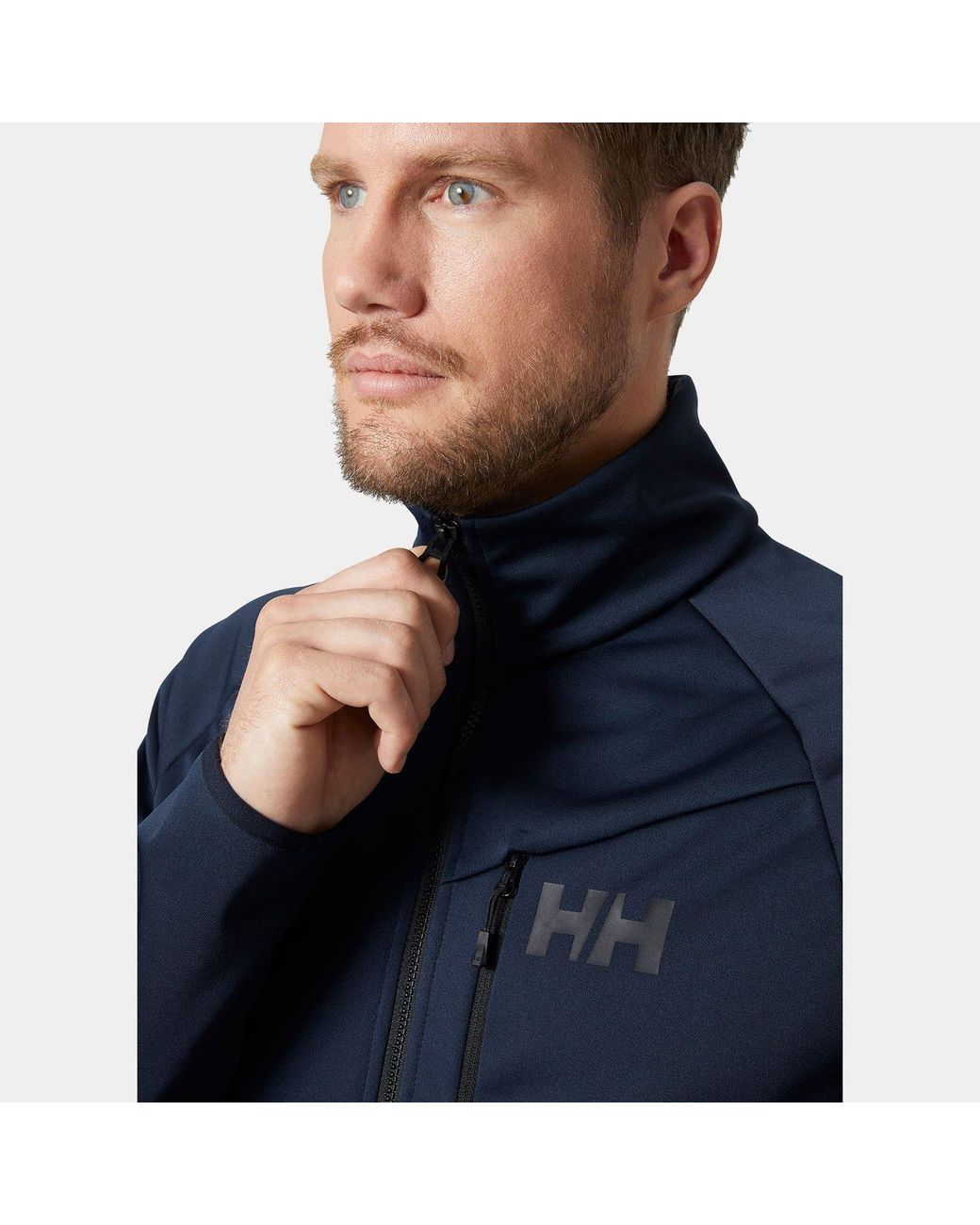 Helly Hansen Blue Hp Windproof Fleece Sailing Jacket 2.0 for men