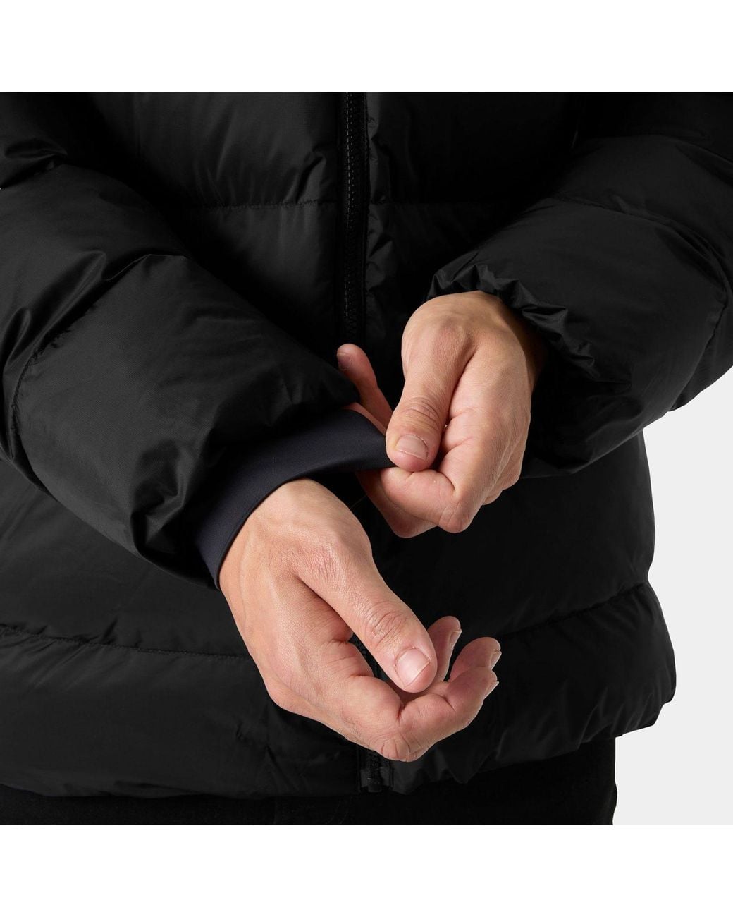 Helly Hansen Black Stride Puffy Parka for men