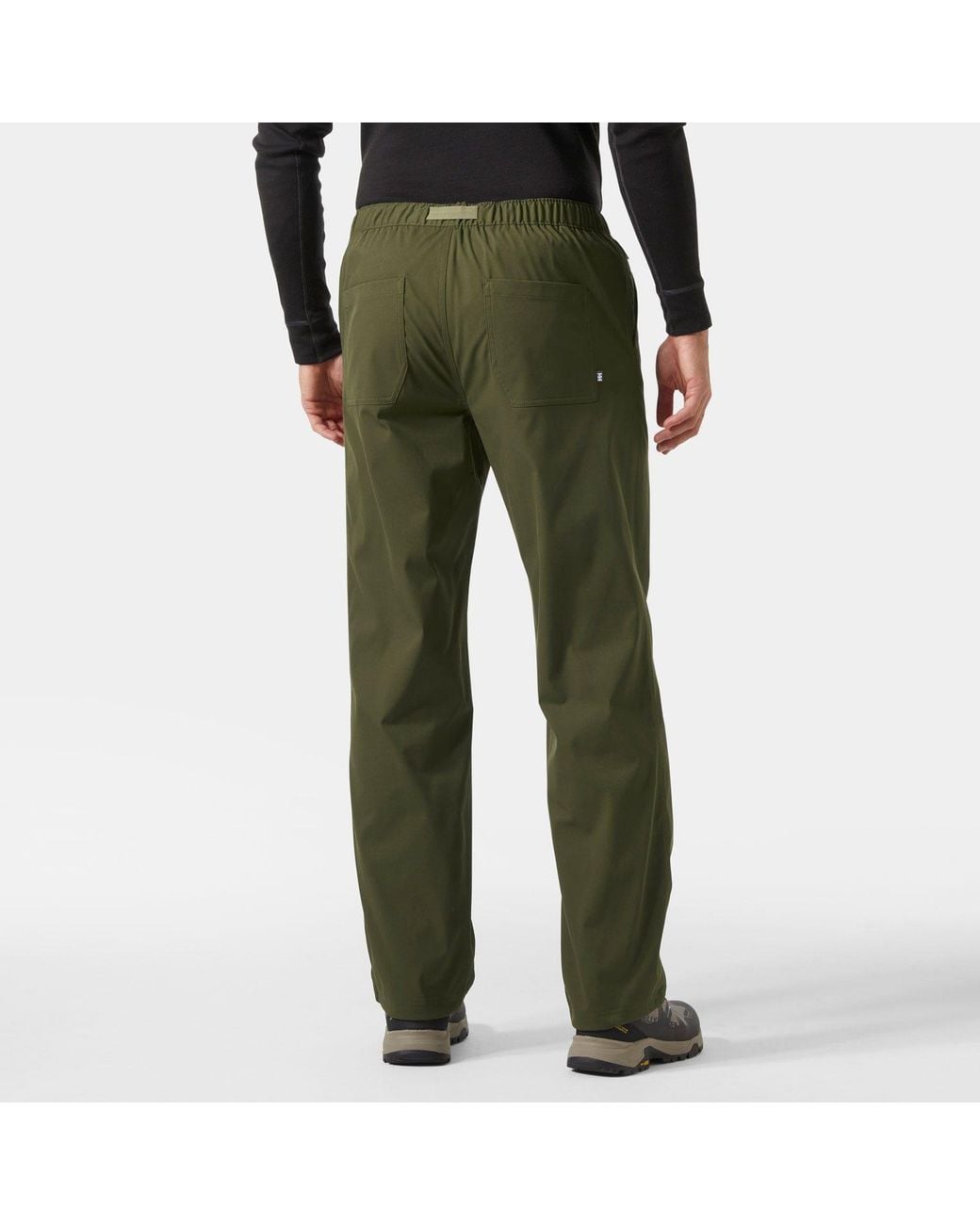 Helly Hansen Green Holmen Relaxed Trousers for men