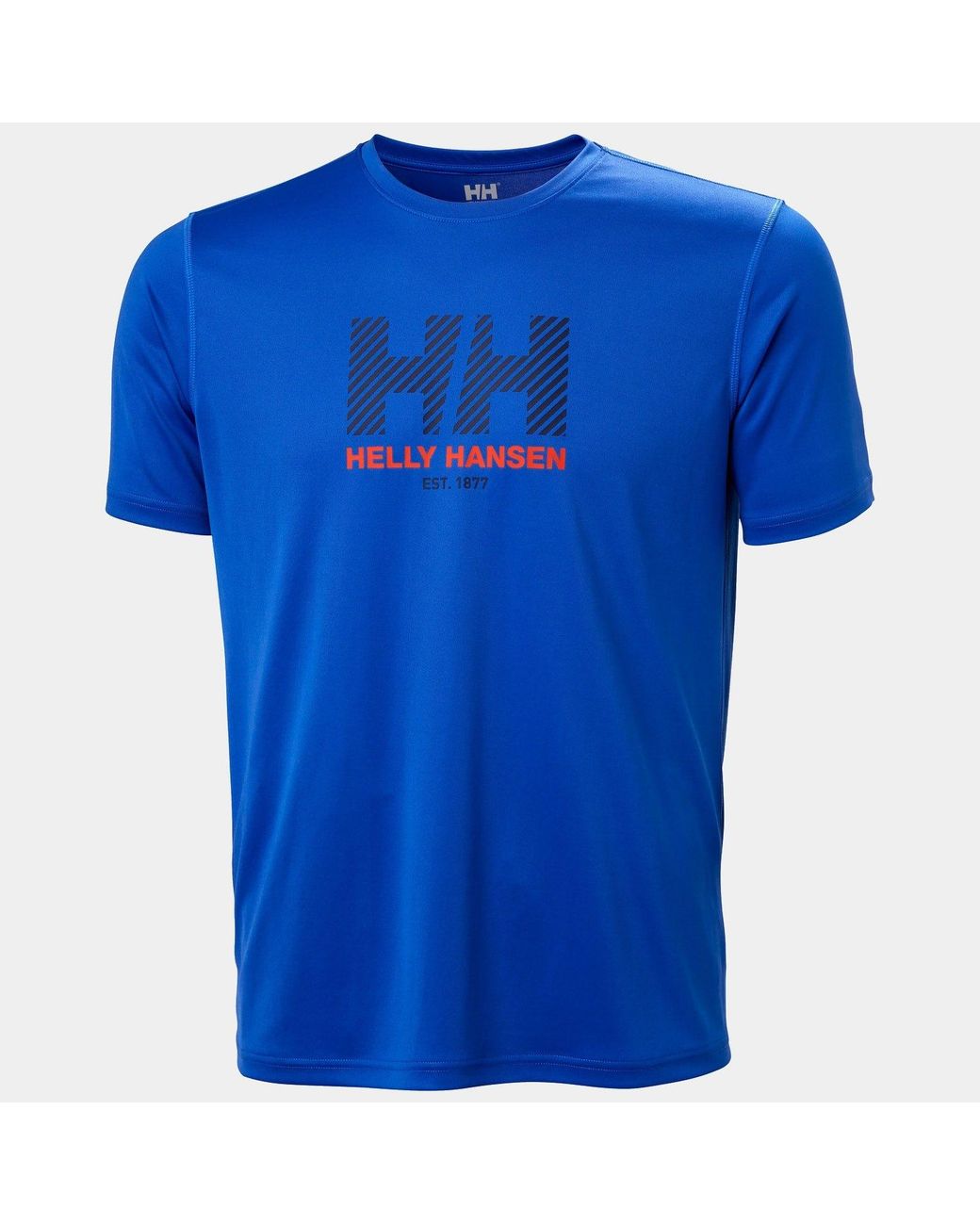 Helly Hansen Blue Tech Graphic T-Shirt 2.0 for men
