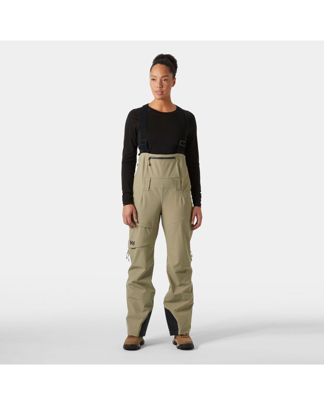 Helly Hansen Green Verglas Backcountry Ski Bib Trousers