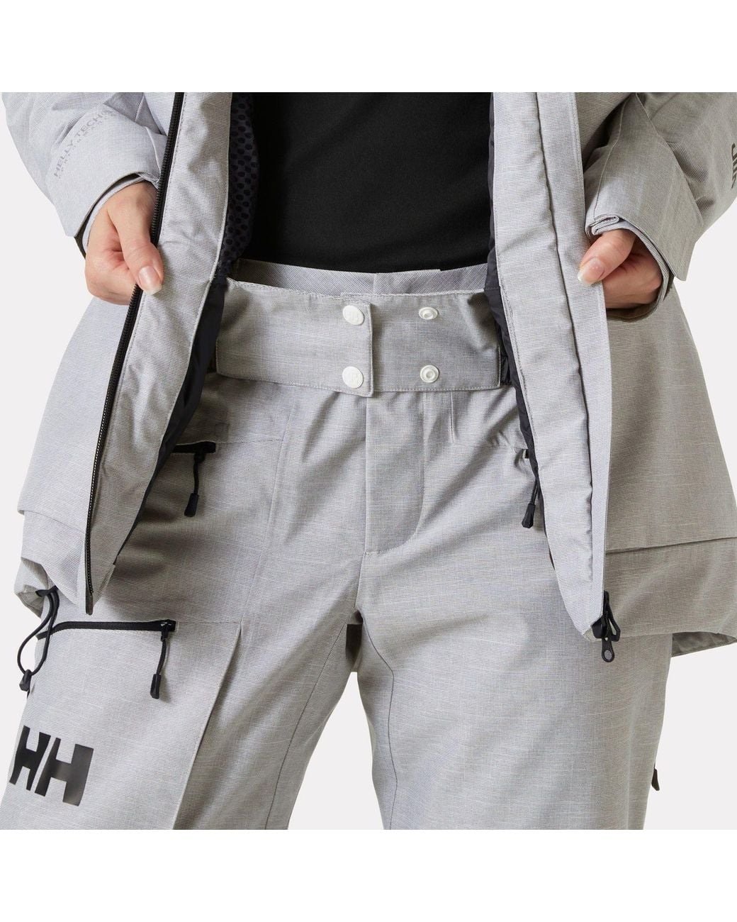 Helly Hansen Gray Powderqueen 3.0 Durable Ski Jacket