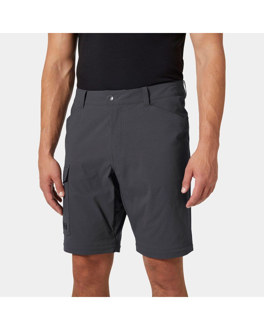 Helly Hansen Black Elv Light Zip-Off Tur Trousers for men