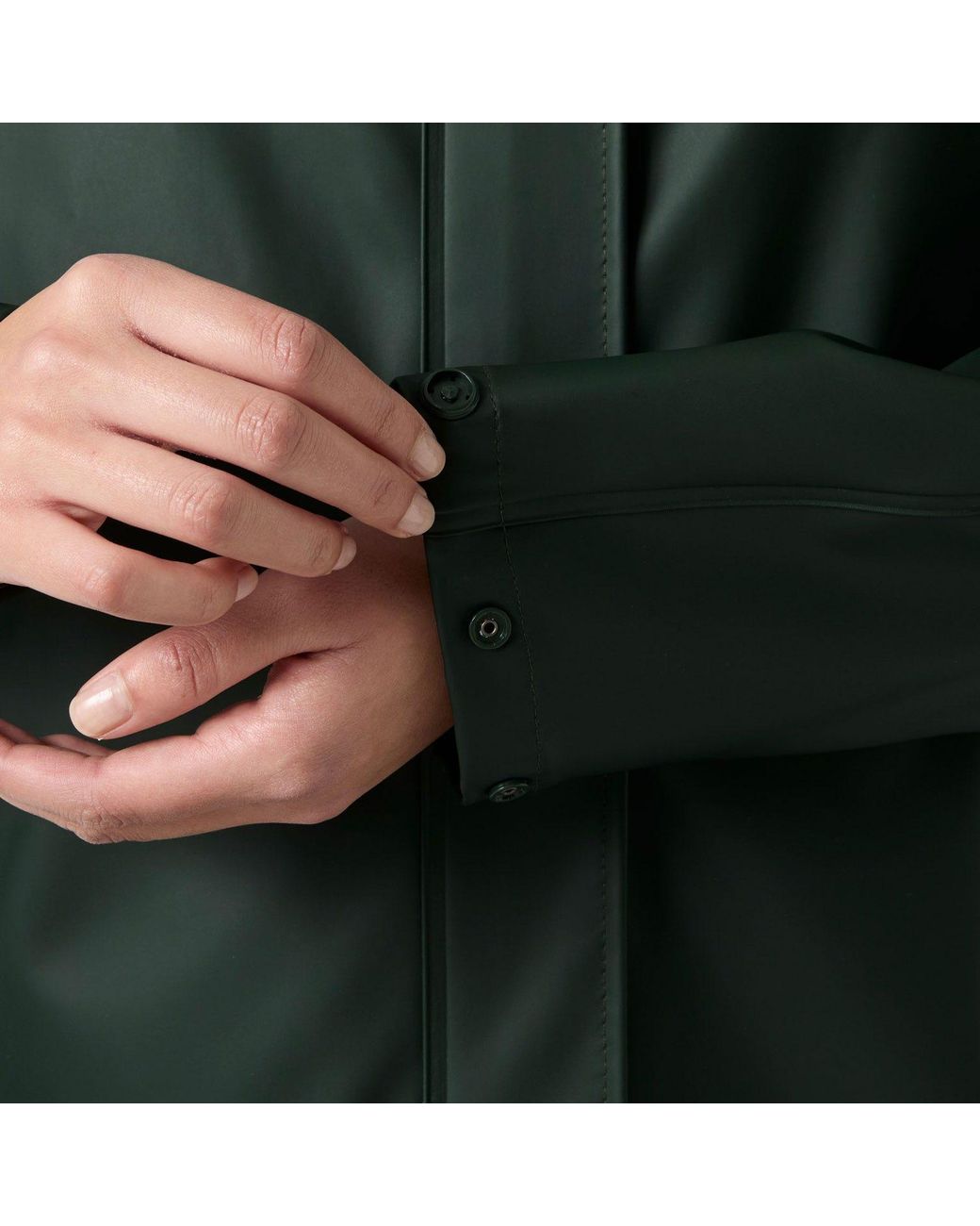Helly Hansen Green Moss Iconic Waterproof Rain Jacket