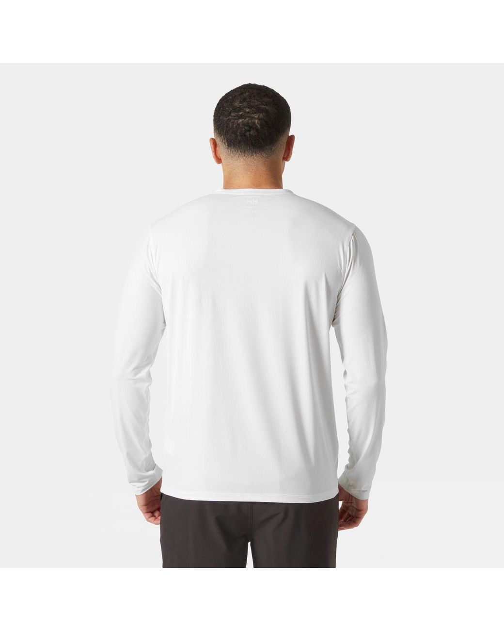 Helly Hansen White Shine Long Sleeve Crew for men