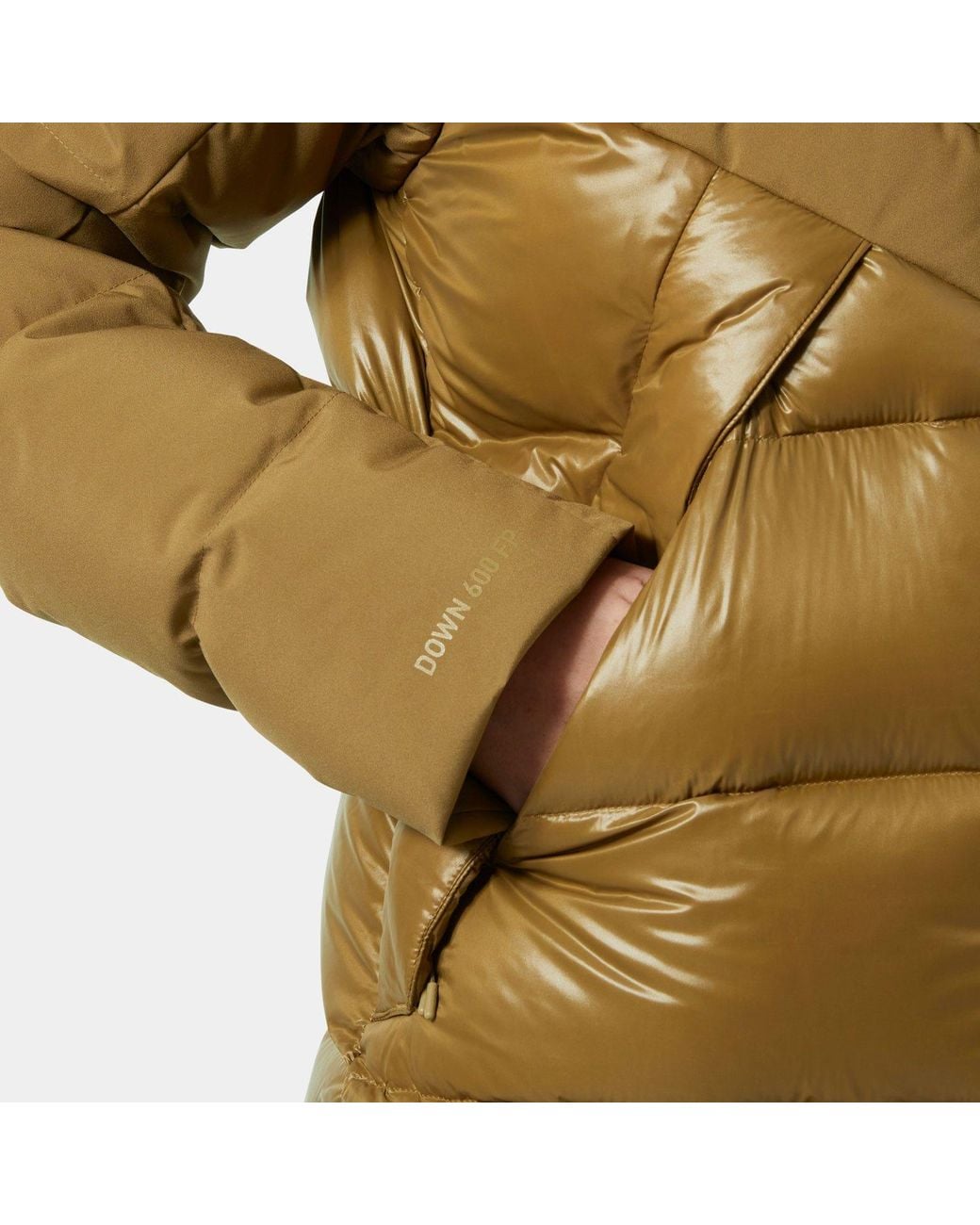 Winter Bliss Down Parka Marrone di Helly Hansen in Green