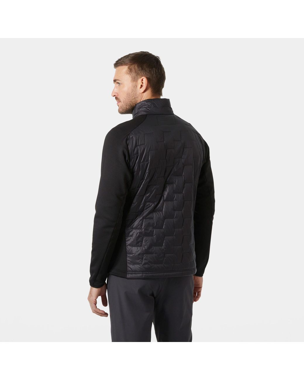Helly Hansen Black Lifa Loft Hybrid Jacket for men