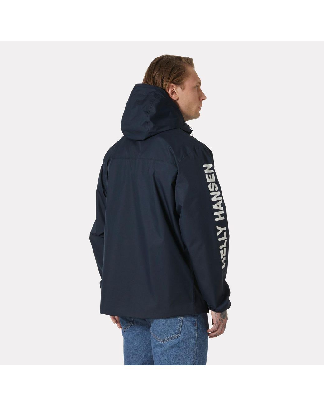 Helly Hansen Blue Ervik Fully Waterproof Jacket for men