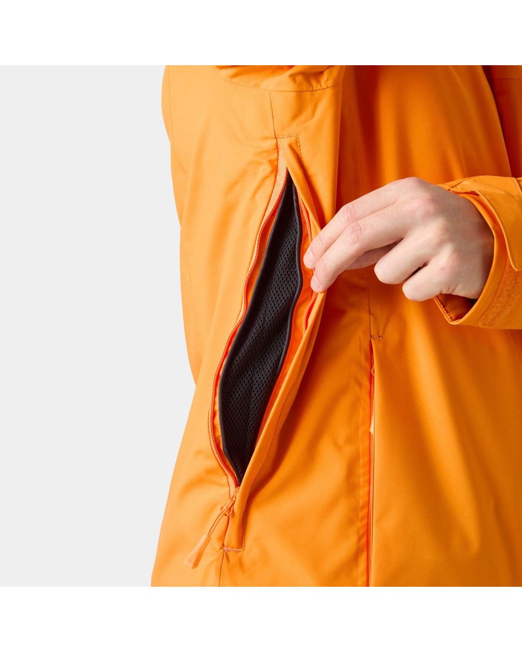 Helly Hansen Orange Swift Team Insulated Ski Jacket for men