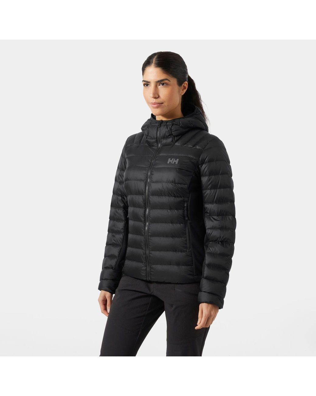 Helly Hansen Black Verglas Down Hybrid Hooded Jacket 2.0