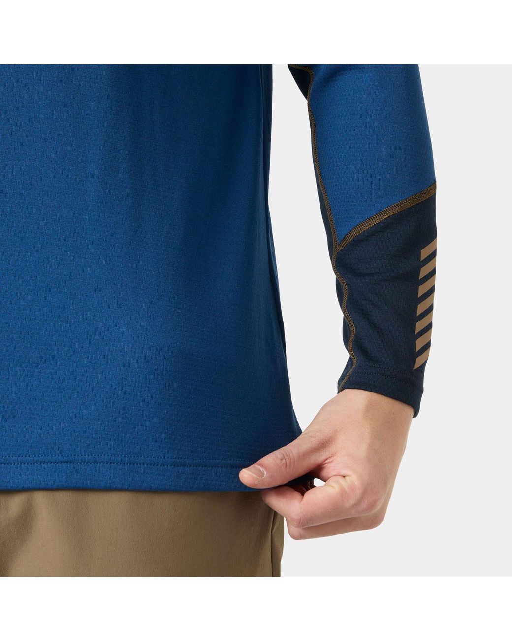 Helly Hansen Blue Lifa Active Crew Base Layer for men