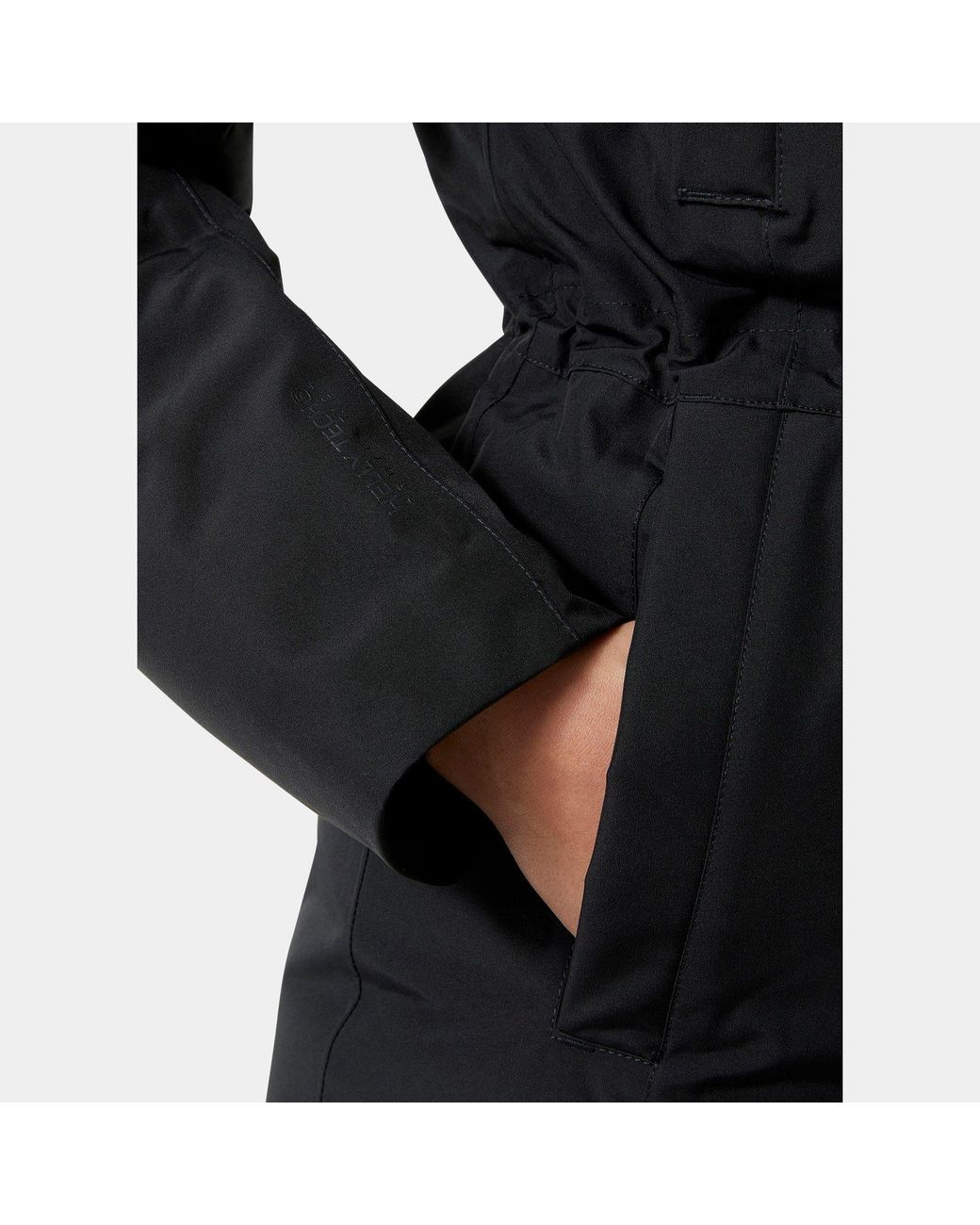 Helly Hansen Black Senja Insulated Winter Parka