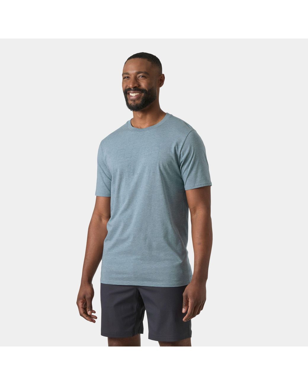 Helly Hansen Blue Hh Tech Logo T-Shirt for men