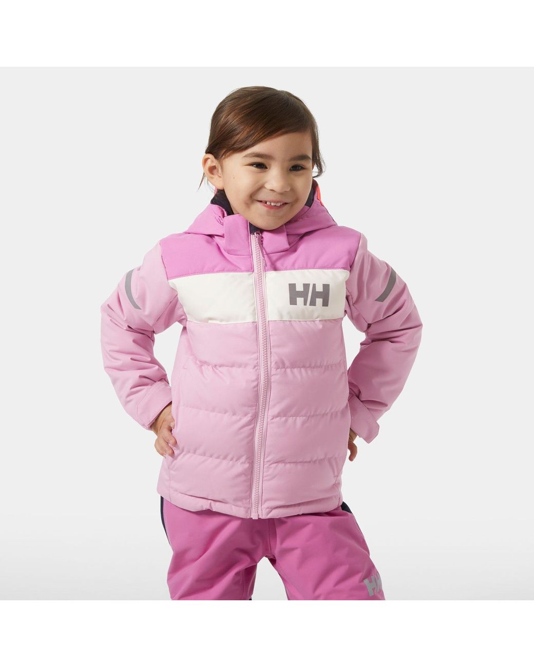 Kids' Vertical Insulated Giacca Da Sci Viola di Helly Hansen in Pink