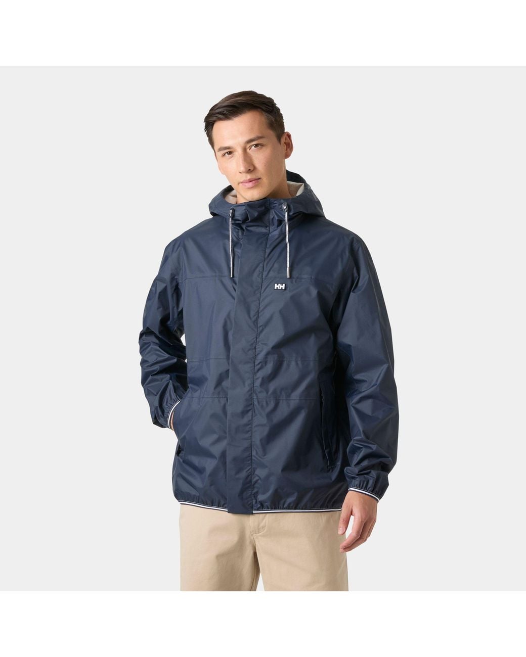 Helly Hansen Blue Koster 2.5-Layer Rain Jacket for men