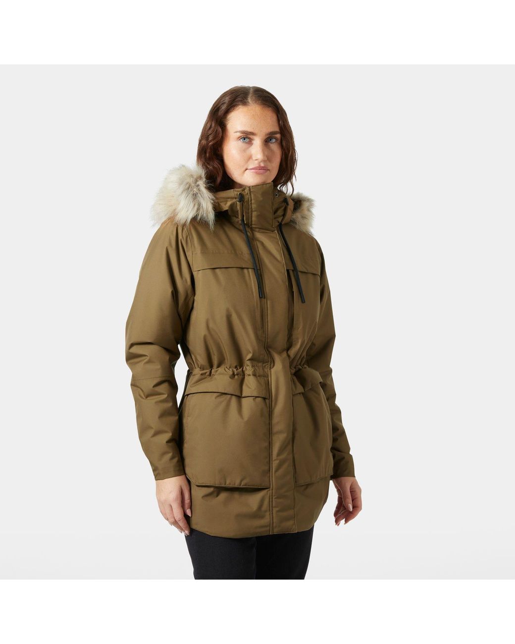 Helly Hansen Green Coastal Parka
