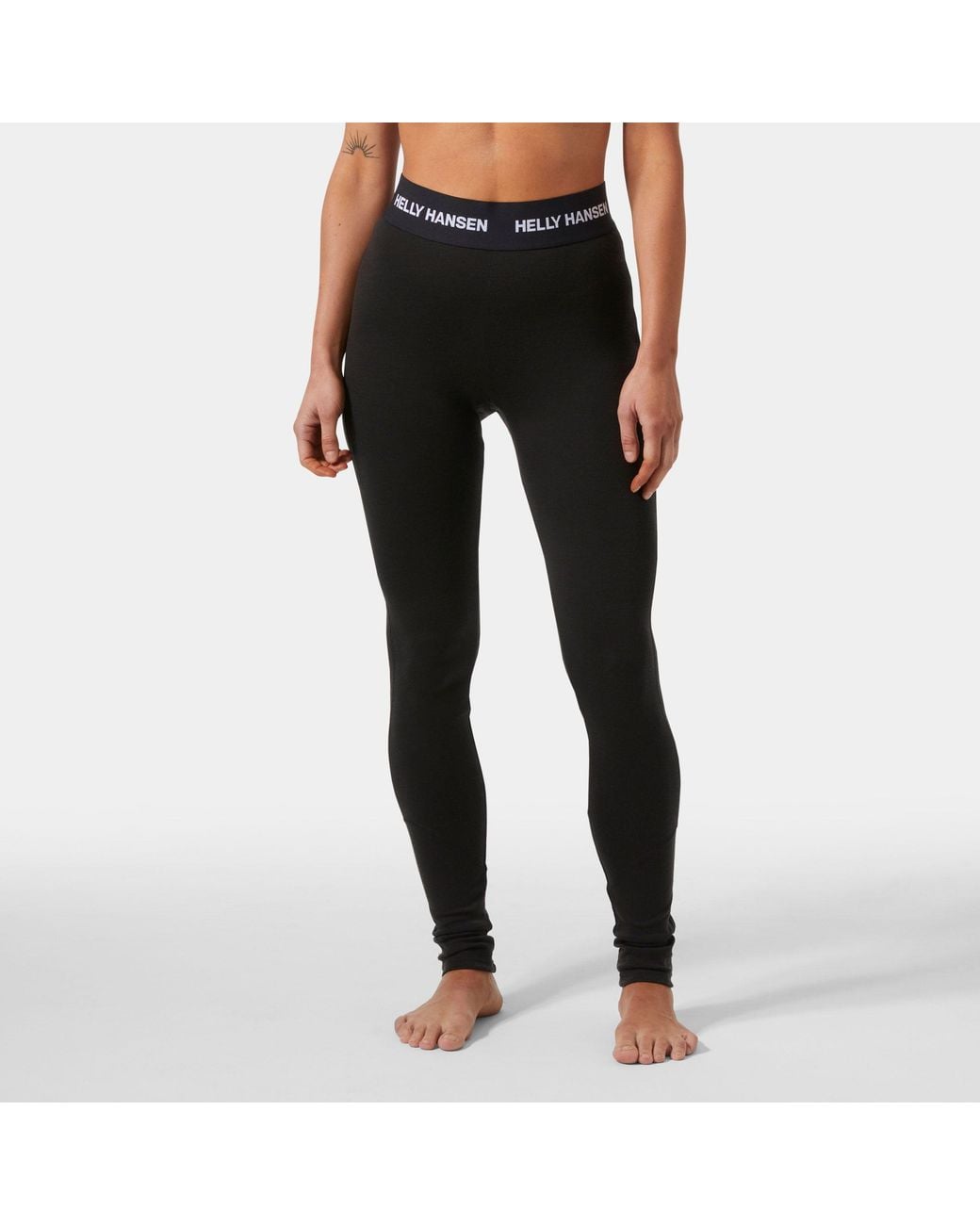 Helly Hansen Black Lifa Merino Medium Pants