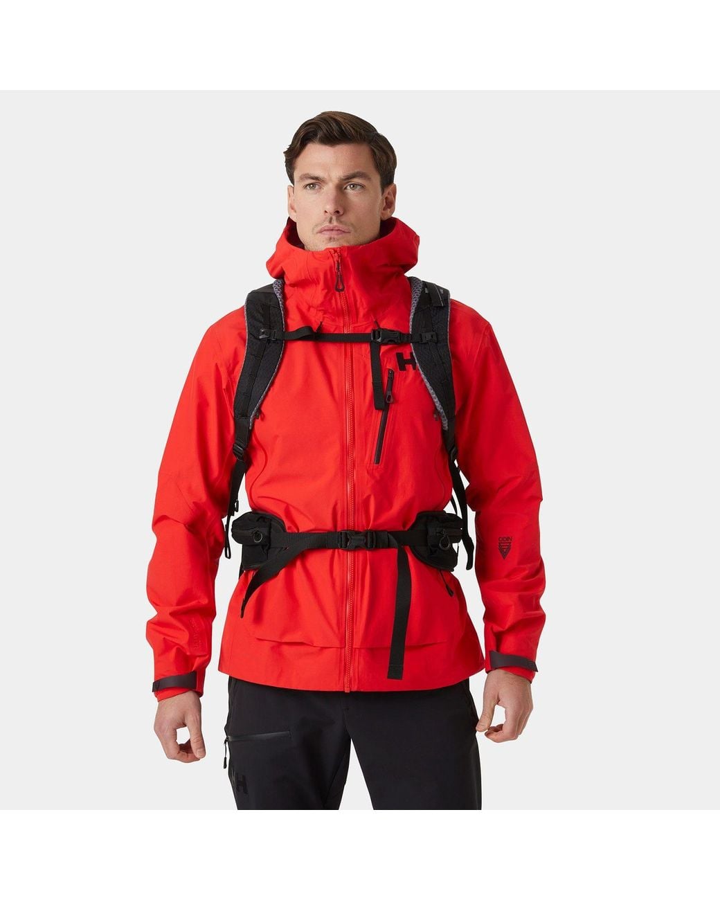 Helly Hansen Red Odin 9 Worlds Shell Jacket 3.0 for men