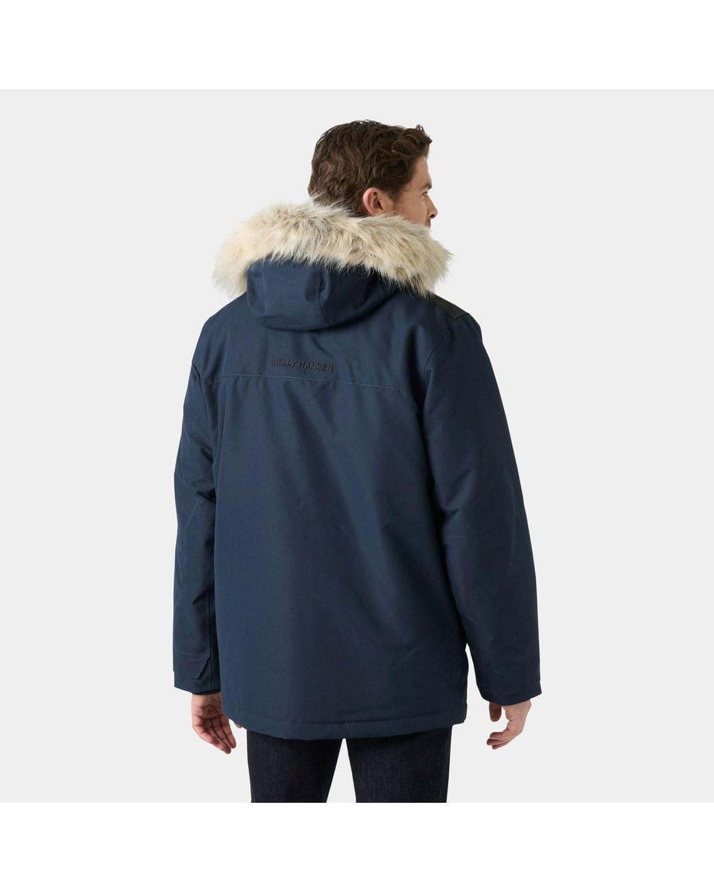 Helly Hansen Blue Arctic Boreal Parka for men