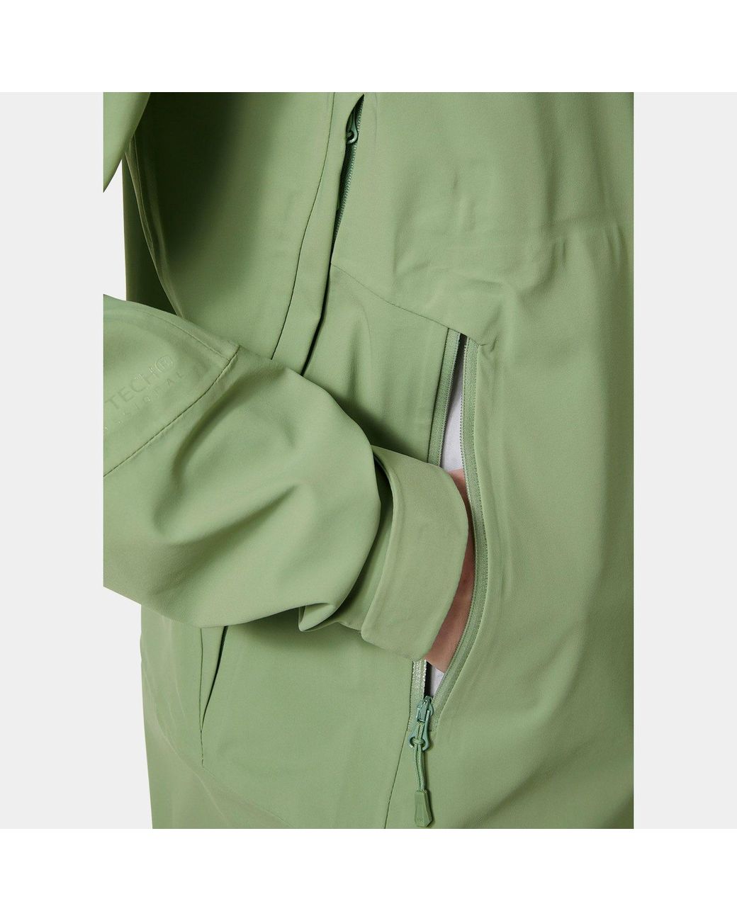 Helly Hansen Green Verglas Backcountry Ski Shell Jacket