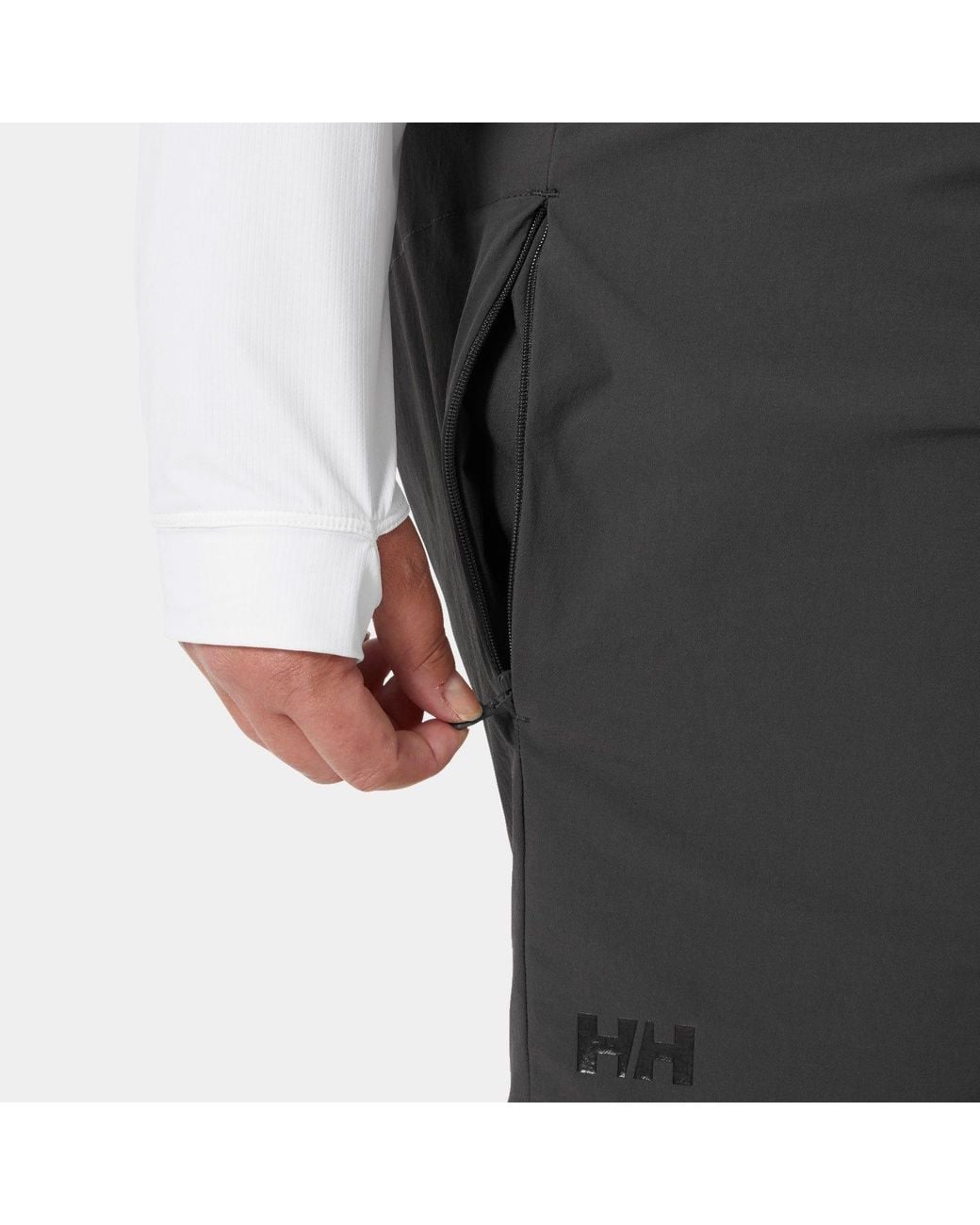 Helly Hansen Gray Brona Softshell Plus Shorts